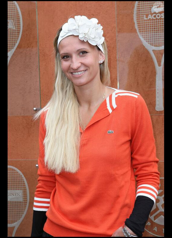 Tatiana Golovin à Roland-Garros, le 30 mai 2010