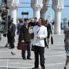 Johnny Depp sur le tournage de the Tourist à Venise le 13 mai 2010