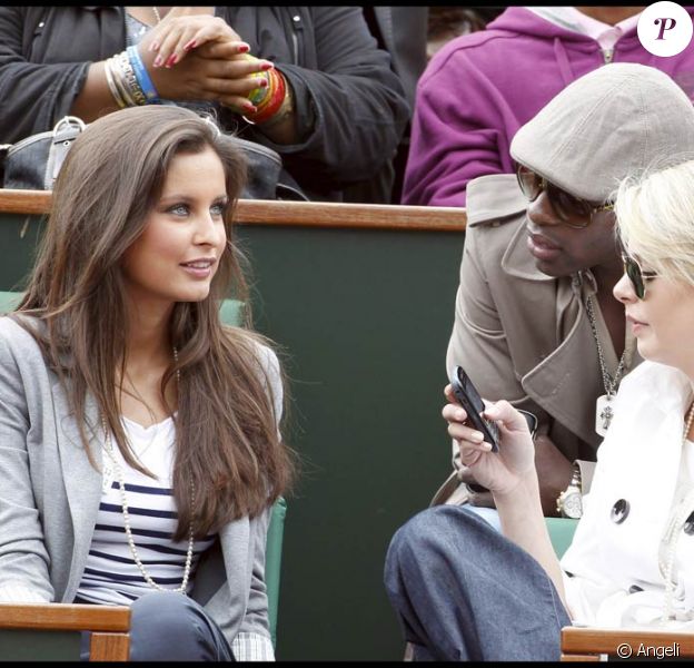 La ravissante Malika Ménard, à Roland-Garros, le 31 mai 2010.