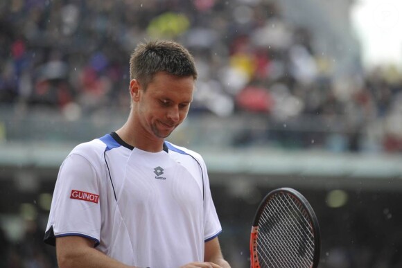 Robin Soderling s'est incliné pour la deuxième fois consécutive en finale de Roland-Garros, cette année contre Rafael Nadal, à Paris, le 6 juin 2010.