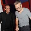 Laurent Ruquier met le feu au dancefloor du Murano, à Paris, le 10 juin 2010 ! Ici avec Thierry Ardisson