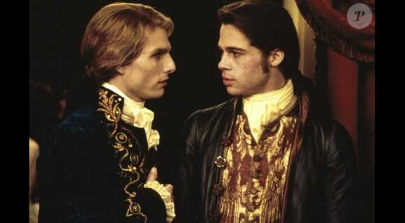 Tom Cruise et Brad Pitt dans Entretien avec un vampire.