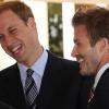 David Beckham et les princes William et Harry ont bien rigolé lors de la réception donnée le 19 juin 2010 par la Football Association