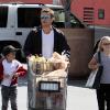 Ryan Phillippe et ses enfants Deacon et Ava, qu'il a eus avec son ex-femme l'actrice Reese Witherspoon