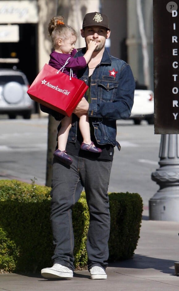 Joel Madden et sa fille chérie Harlow