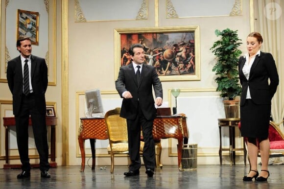 Répétition générale de la pièce Le Président, sa femme et Moi, au théâtre de L'Alhambra. 22/06/2010