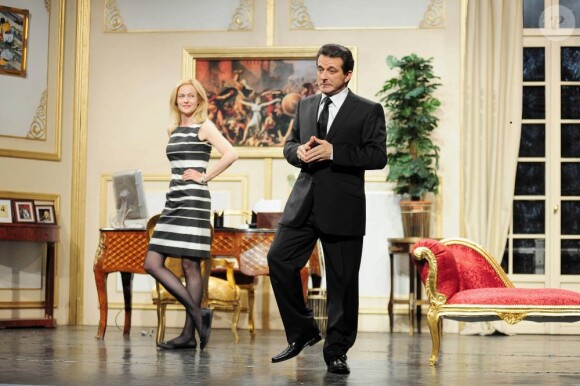 Répétition générale de la pièce Le Président, sa femme et Moi, au théâtre de L'Alhambra. 22/06/2010
