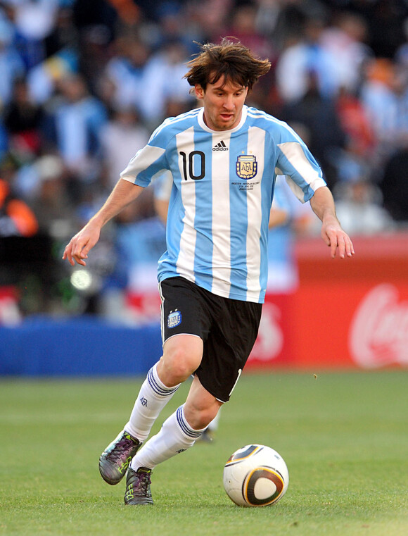 Lionel Messi, joueur argentin et héritier de Maradona au Mondial Africain