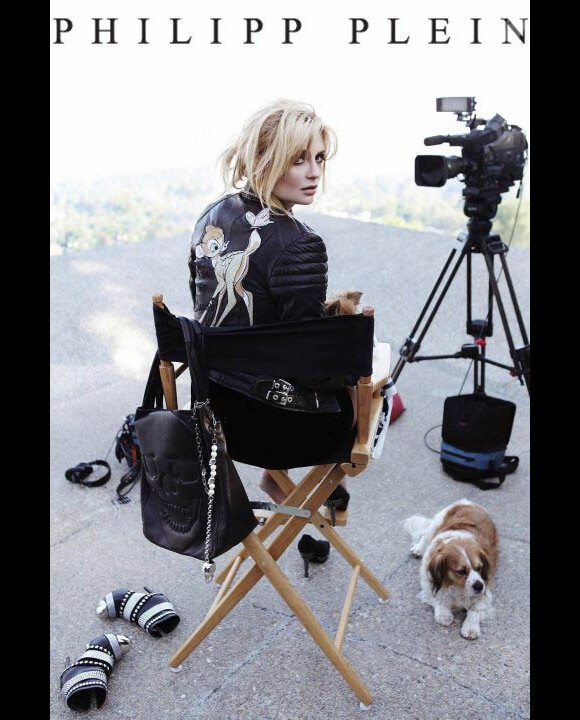 Mischa Barton pour la collection automne/hiver 2010 du designer allemand Philipp Plein