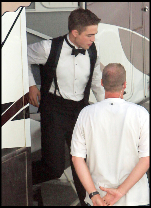 Robert Pattinson sur le tournage de Water for Elephants le 1er juillet 2010