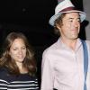 Robert Downey Jr et son épouse Susan sortent très amoureux d'un restaurant de Malibu, le 3 juillet 2010
