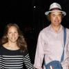 Robert Downey Jr et son épouse Susan sortent très amoureux d'un restaurant de Malibu, le 3 juillet 2010
