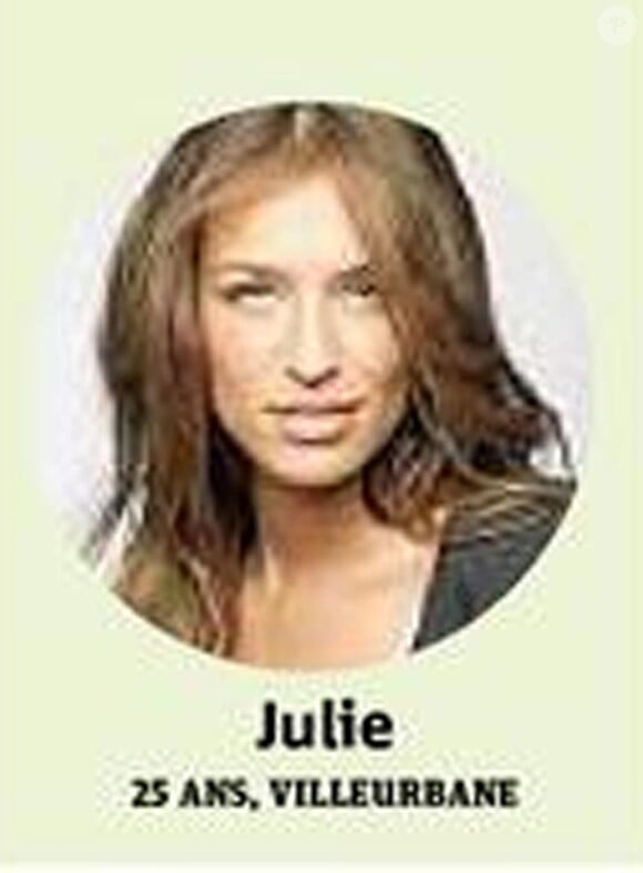 Julie, 25 ans, originaire de Villeurbanne. 
