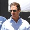 Matthew McConaughey sur le tournage de The Lincoln Lawyer à Los Angeles le 14 juillet 2010