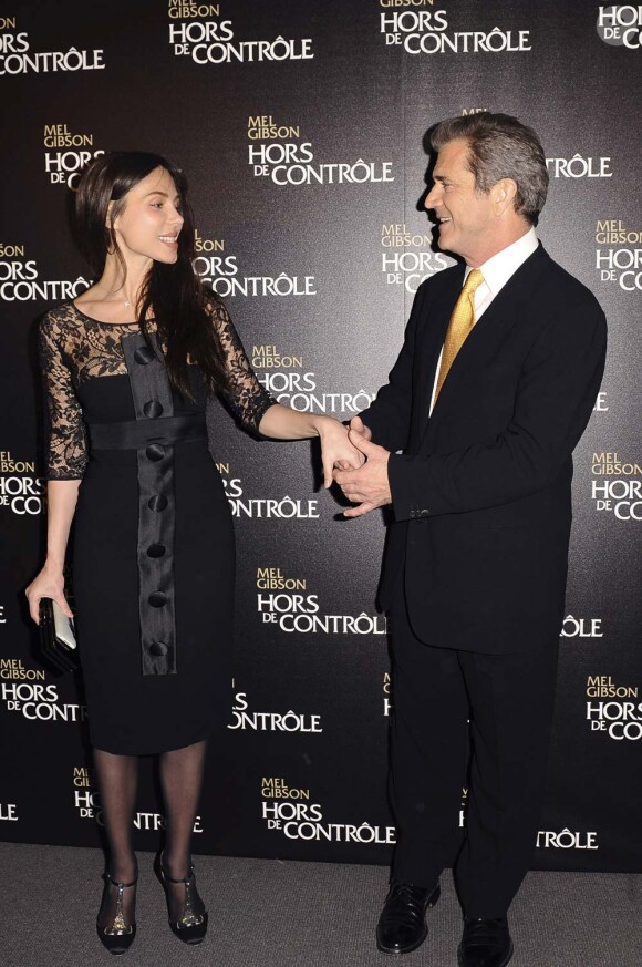 Mel Gibson et Oksana Grigorieva, février 2010