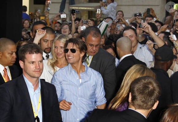 Tom Cruise à l'occasion de l'avant-première de Night and Day, à Bordeaux, le 23 juillet 2010.