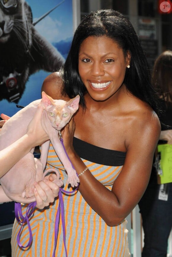 Kitty Galore et Omarosa lors de la première mondiale du film d'animation Comme chiens et chats : La Revanche de Kitty Galore, le 25 juillet 2010 à Hollywood