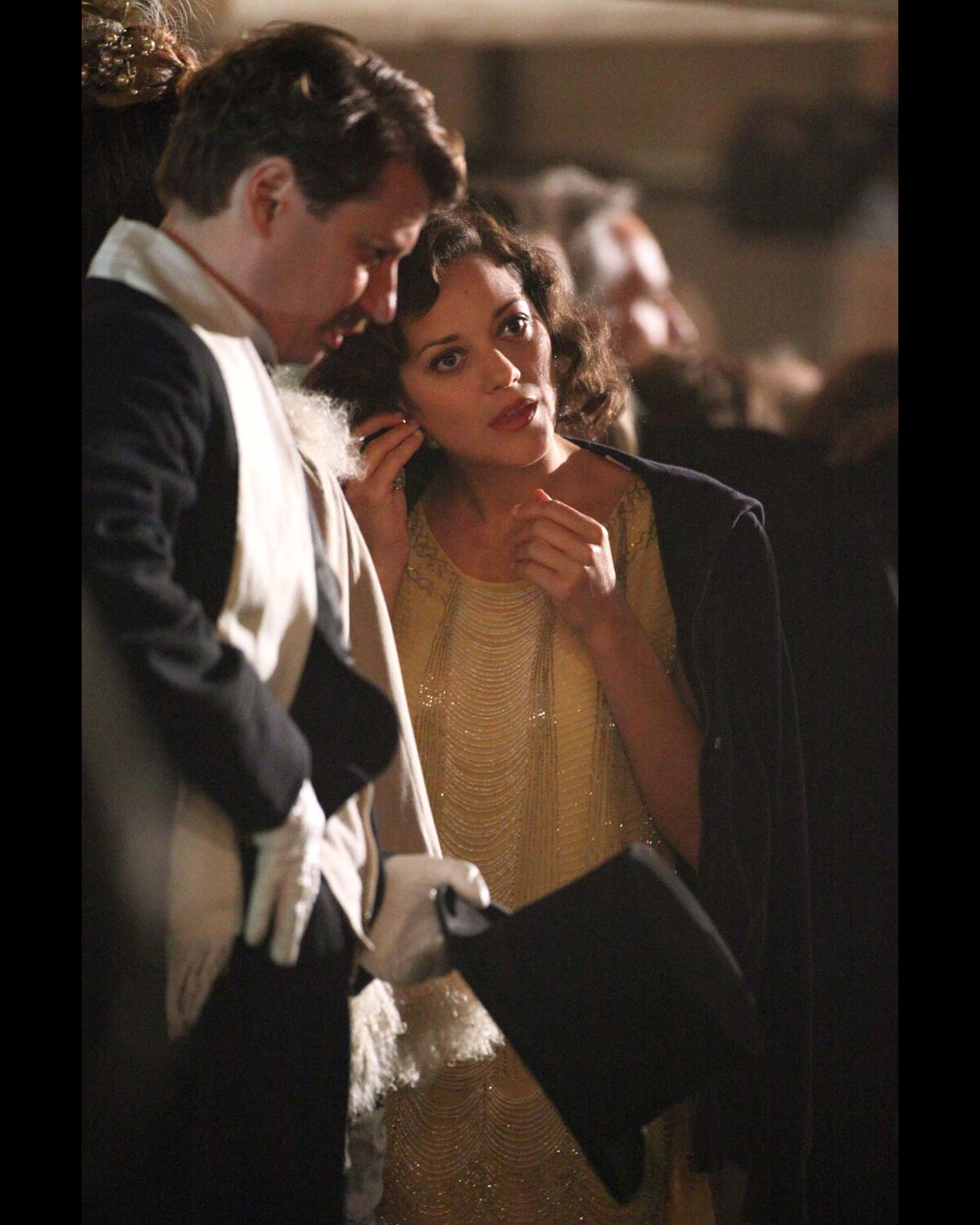 Photo : Marion Cotillard sur le tournage de Midnight in Paris de Woody ...