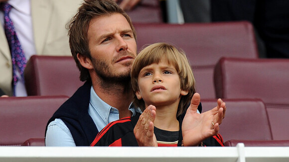 David Beckham avec ses fils... Il est parfait !