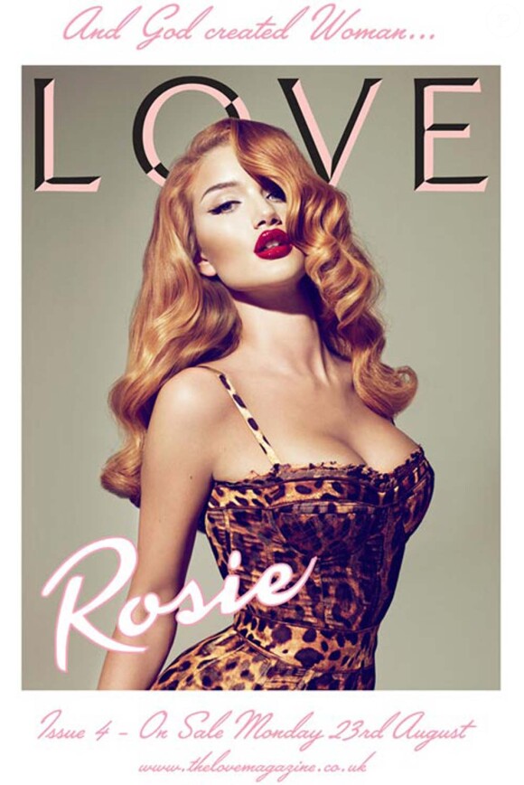 Rosie Huntington-Whiteley pour le magazine Love, août 2010