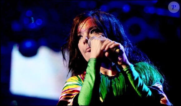 Björk en concert en 2007