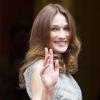 La première dame de France Carla Bruni-Sarkozy