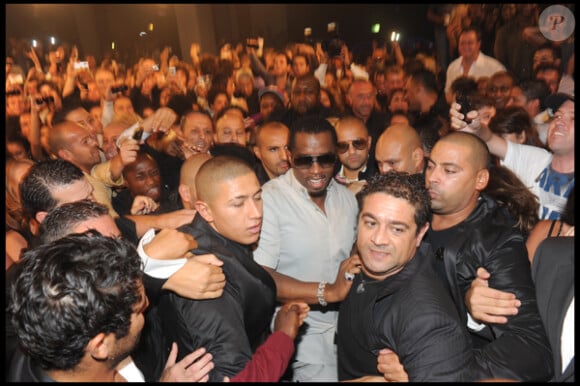 P. Diddy pour le lancement de son nouvel album Last Train in Paris, au Palm Beach Summer Club de Cannes