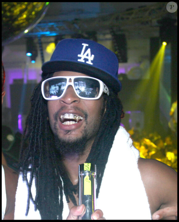 Lil Jon lors de l'évenement crée par P. Diddy pour le lancement de son nouvel album Last Train in Paris, au Palm Beach Summer Club de Cannes