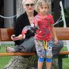 Gwen Stefani et son mari Gavin Rossdale, ainsi que leurs fils Zuma et Kingston, à Los Angeles