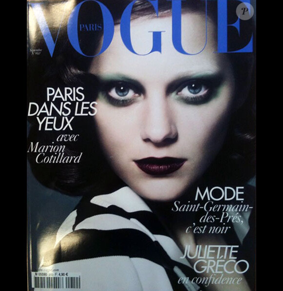 Marion Cotillard en couverture du Vogue Paris