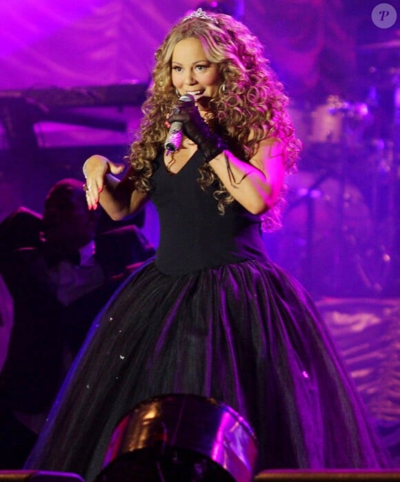 Mariah Carey en concert au festival Rodeo of Barreto, au Brésil, le 21 août 2010