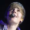Justin Bieber en concert à Newark, près de New York, le 28 août 2010