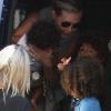 Heidi Klum et Seal accompagnent leurs enfants à l'anniversaire de Romeo Beckham le 1er septembre 2010 à Los Angeles