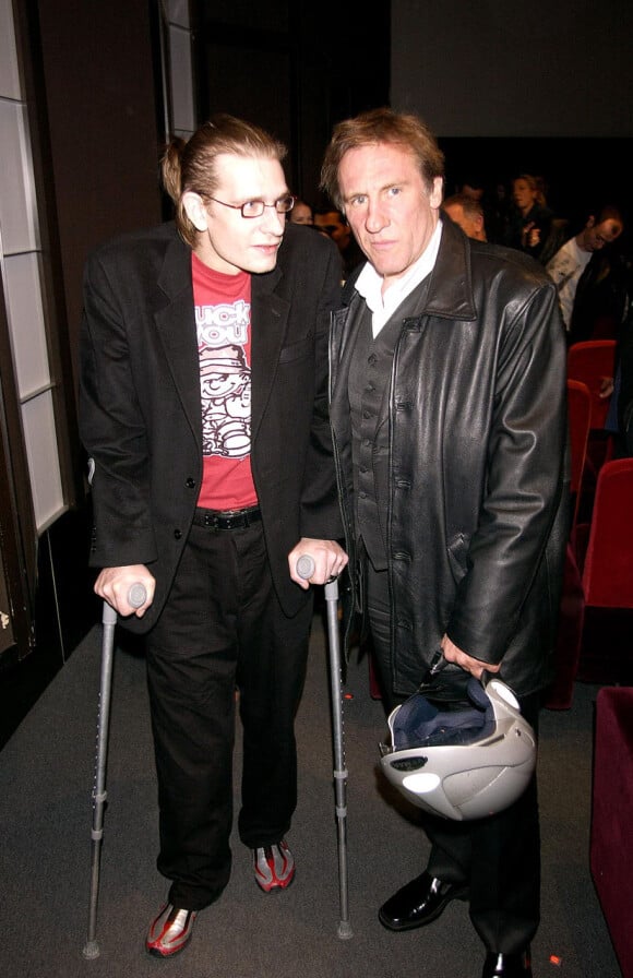 Guillaume et Gérard Depardieu en 2002
