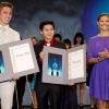 Mardi 7 septembre 2010, Victoria de Suède était éblouissante pour la cérémonie récompensant deux jeunes Canadiens, lauréats du Junior Water Prize.
