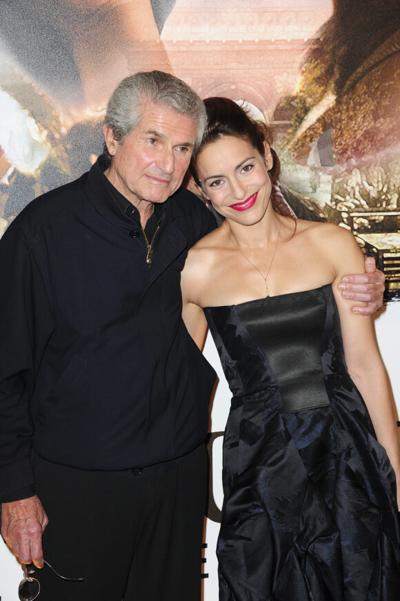 Claude Lelouch et Audrey Dana lors de la présentation du film Ces Amours-là à Paris le 12 septembre 2010