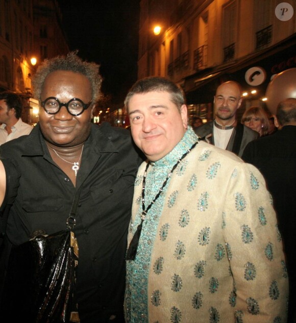 Magloire et Stéphane Turland, à l'occasion des 20 ans du Banana Café, à Paris, le 20 septembre 2010.
