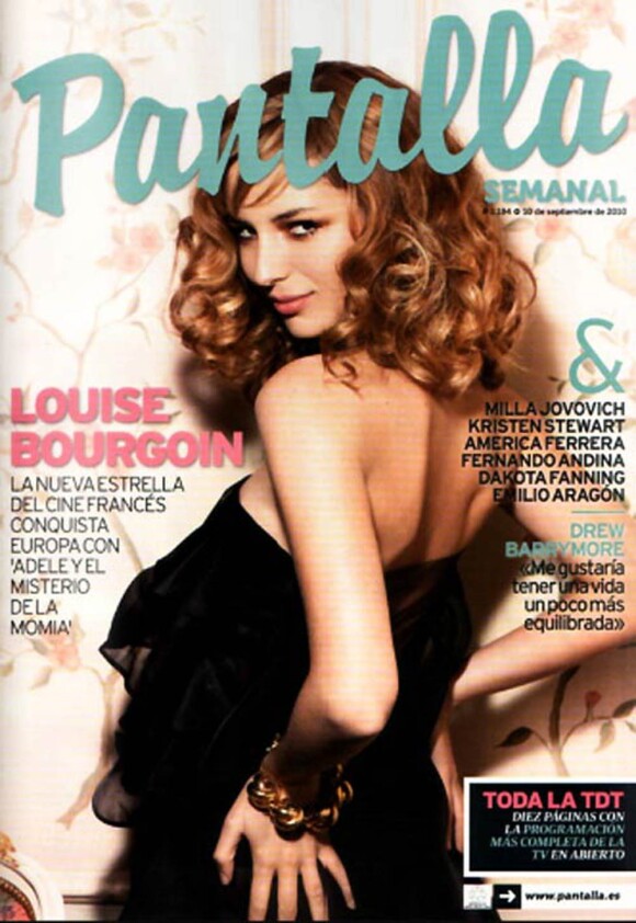 Louise Bourgoin en couverture de Pantalla Semanal.