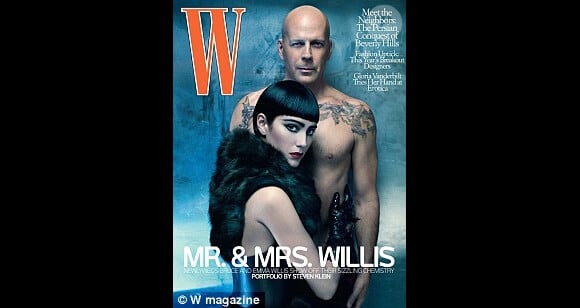 Bruce Willis et Emma Heming avaient déjà posé ensemble pour W