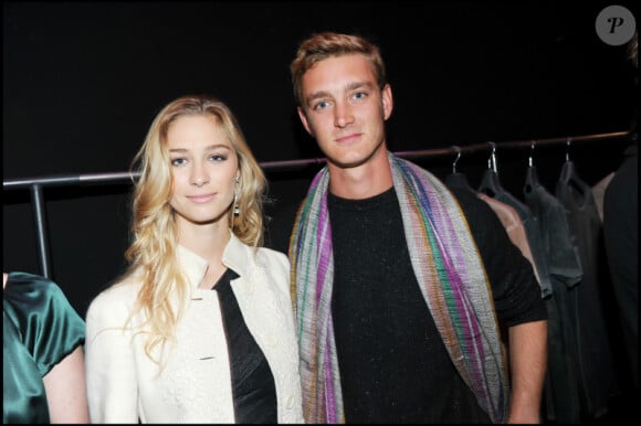 Pierre Casiraghi et sa bien-aimée Beatrice Borromeo à la soirée organisée par Vogue Italie, à l'Éclaireur. 1er octobre