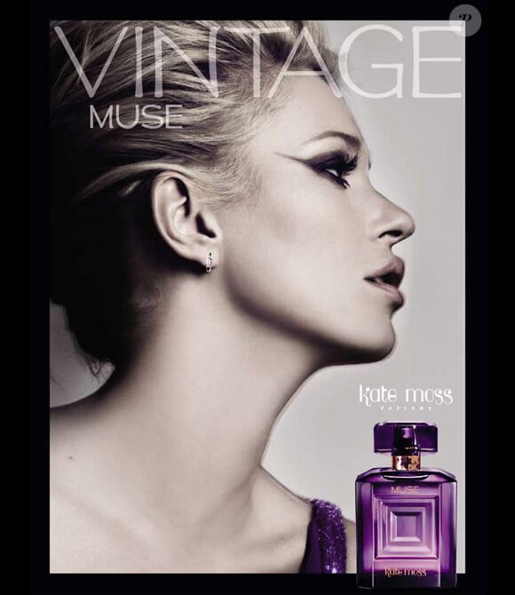 Kate Moss pour son nouveau parfum Vintage Muse