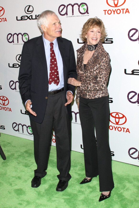 Ted Turner et Jane Fonda aux 20ème Annual Environmental Media Awards le 16 octobre 2010