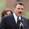 Tom Selleck en plein tournage de la série Reagan's Law, au City Hall à New york, le 20 octobre 2010