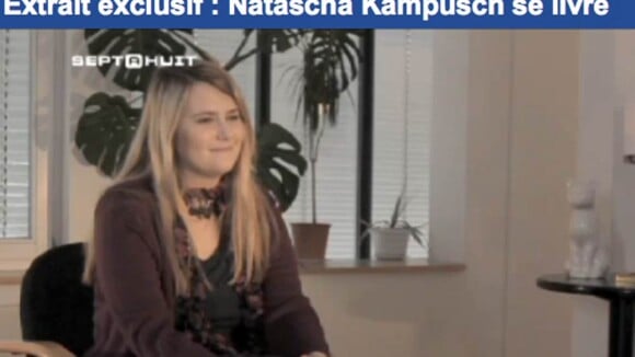 Natascha Kampusch revient sur son calvaire pour les caméras de TF1...