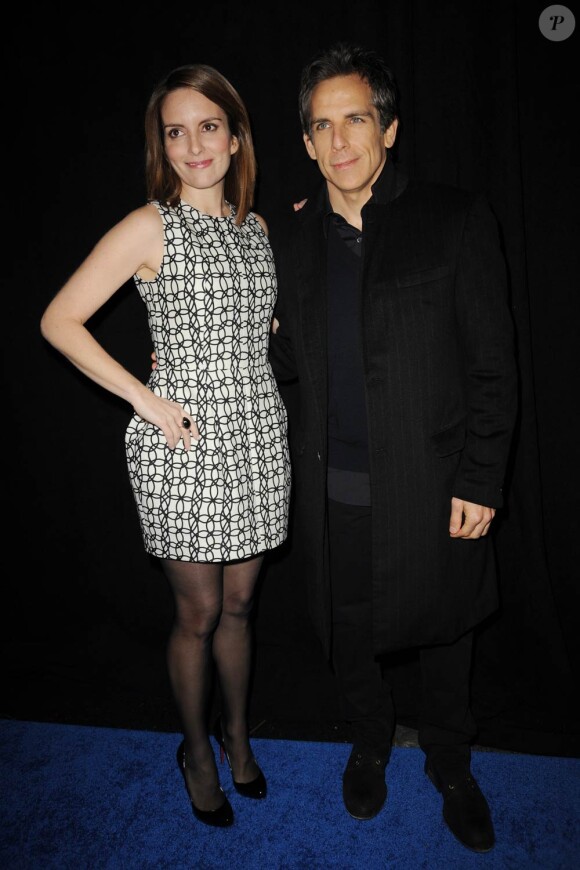Tina Fey et Ben Stiller lors de l'avant-première de Megamind, à l'AMC Lincoln Square Theatre de New York, le 3 novembre 2010.