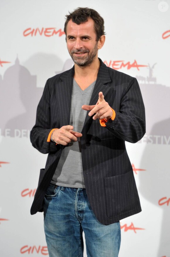 Eric Lartigau, lors de la présentation de L'homme qui voulait vivre sa vie, dans le cadre du 5e Festival International du Film de Rome, le 4 novembre 2010.