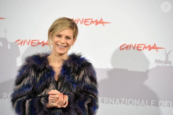 Marina Foïs, lors de la présentation de L'homme qui voulait vivre sa vie, dans le cadre du 5e Festival International du Film de Rome, le 4 novembre 2010.
