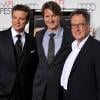 Colin Firth, Tom Hooper et Geoffrey Hurst lors de la projection du film The king's Speech lors de l'AFI Fest en novembre 2010