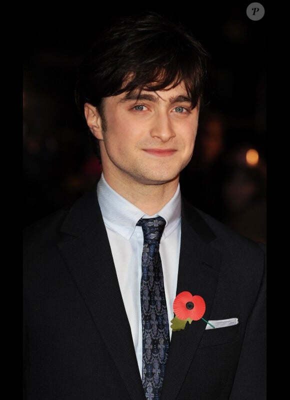 Daniel Radcliffe lors de l'avant-première à Londres de Harry Potter et les Reliques de la mort - partie I le 11 novembre 2010