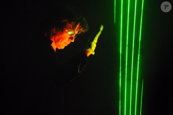 Jean-Michel Jarre en concert à Gdansk, Pologne, le 11 novembre 2010
